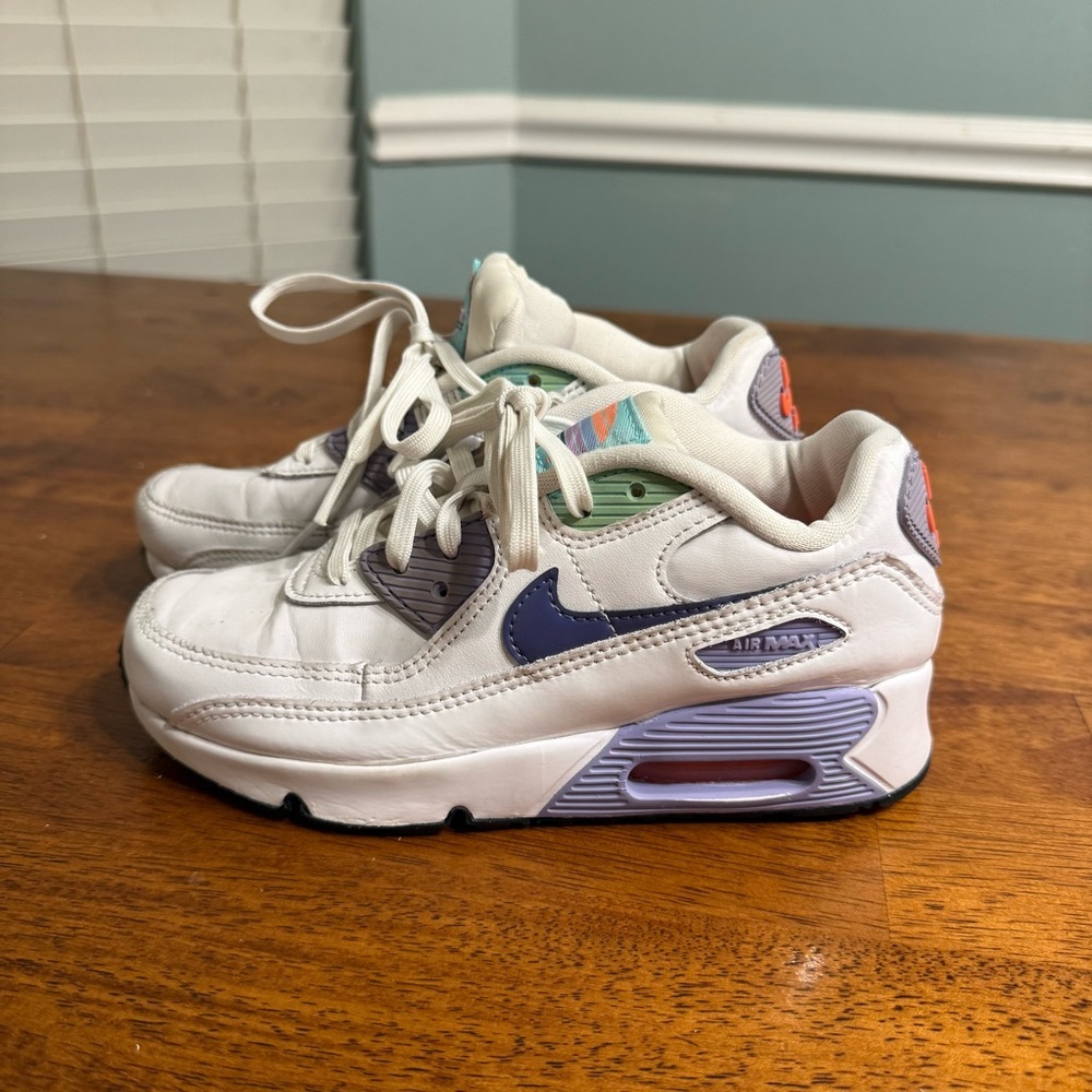 Kids Nike Air Max 90 SE 2 GS sneakers 'White Dark Purple Dust' size 2Y